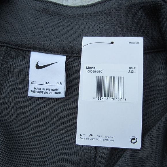 Nike Sweatshirt MenS 3XL Cover-Up Long Sleeve Anthracite Gray 400099-060‎ NWT - Picture 5 of 14